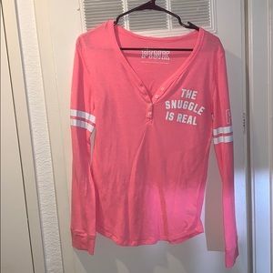 Pink sleeping top